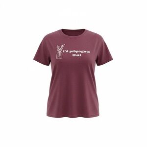 Burgundy Graphic T-Shirt